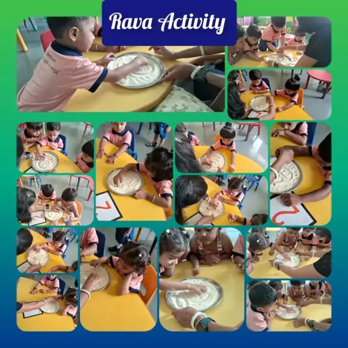 Activity using Semolina(Rava)